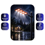 Lampă Solară Stradală Tehnologie COB LED 3000W – Senzor, Telecomandă, IP66