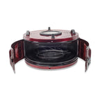 Cuptor electric rotund cu termostat Ertone MN-9010VS, Putere: 220-230V, 50Hz, 2 rezistente electrice 2 x 650W, capacitate 40l, indicator luminos, Visiniu