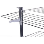 Uscator de rufe cu 3 nivele Ertone MN98U, pliabil cu suport de umerase, suporta 30 kg rufe, Inox