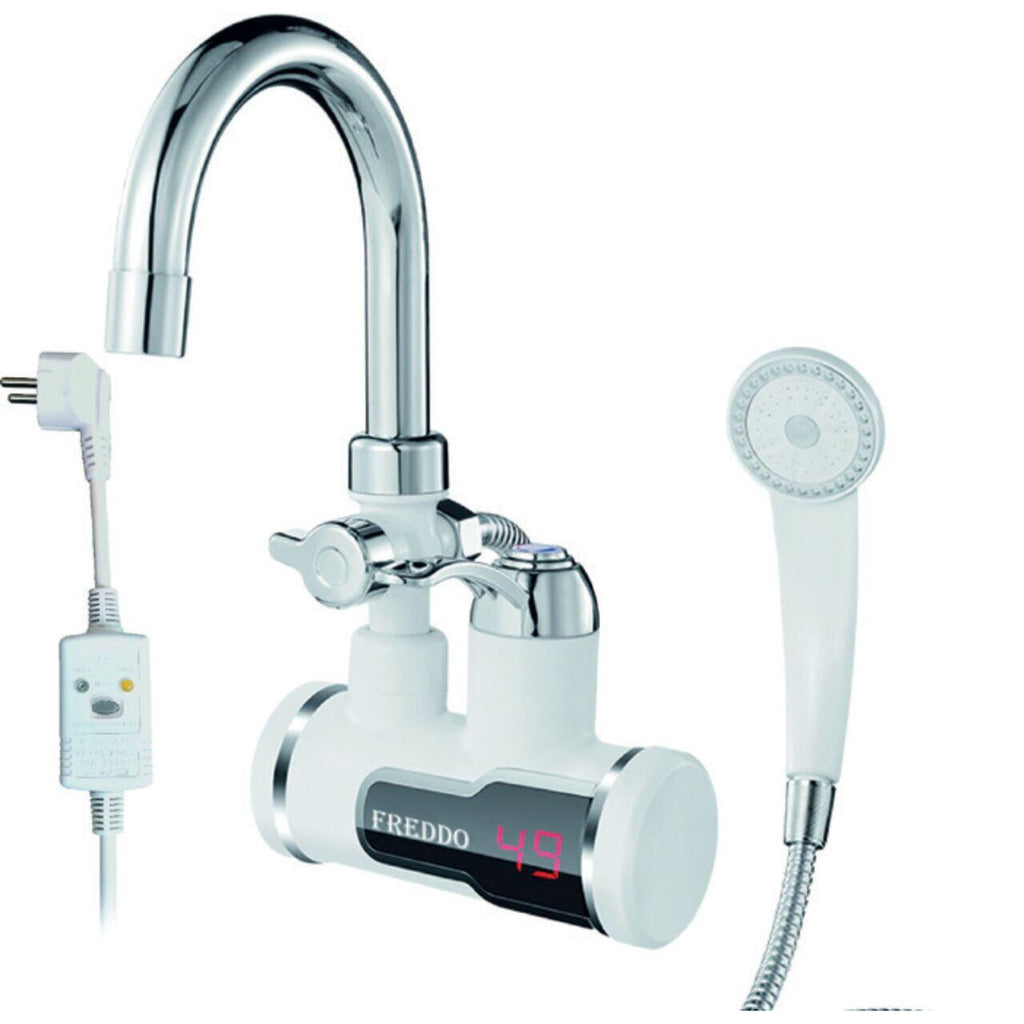 Robinet electric (instant apa calda) Freddo SN0045, 3000W, 60 grade, para de dus anticalcar