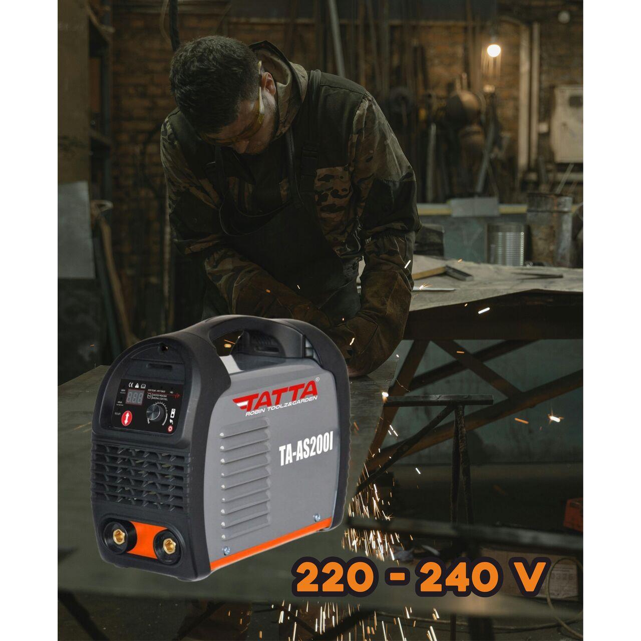 Aparat de sudura Tatta TA-AS2001, electrod 1.6mm, curent alternativ 220-240V, accesorii incluse, 6500 W