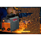 Aparat de sudura Tatta TA-MMA-200, putere absorbita 7.1 kVA, eficienta85%, electrod 1.6-3.2 mm, accesorii incluse