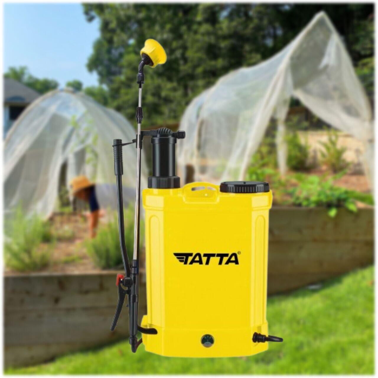 Pompa stropit cu acumulator si actionare manuala 2 in 1 Tatta TP-1640AM, 15L, 12V