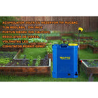 Pompa pentru stropit (vermorel) Tatta TP-2022A, cu acumulator, 12V 8Ah, incarcator 1 A, motor 3.6 lpm, rezervor tip rucsac, 20 l