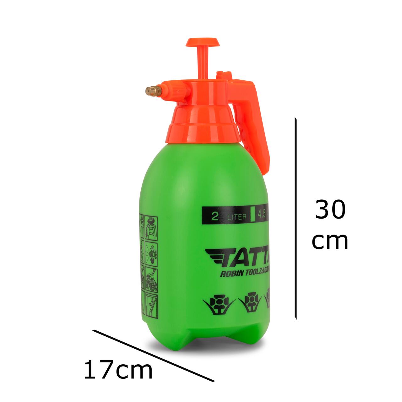 Pompa pentru stropit Tatta TP201M, actionata manual, rezervor 2 l