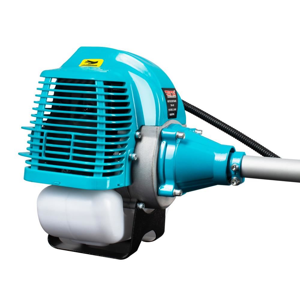 Motocoasa Tatta TM430, 43 cc, 3.4 CP, Turatie motor in sarcina 9000 RPM, Turatie la relanti 3000 RPM, rezervor 1200 ml, 1500 mm Imagine secundară a produsului