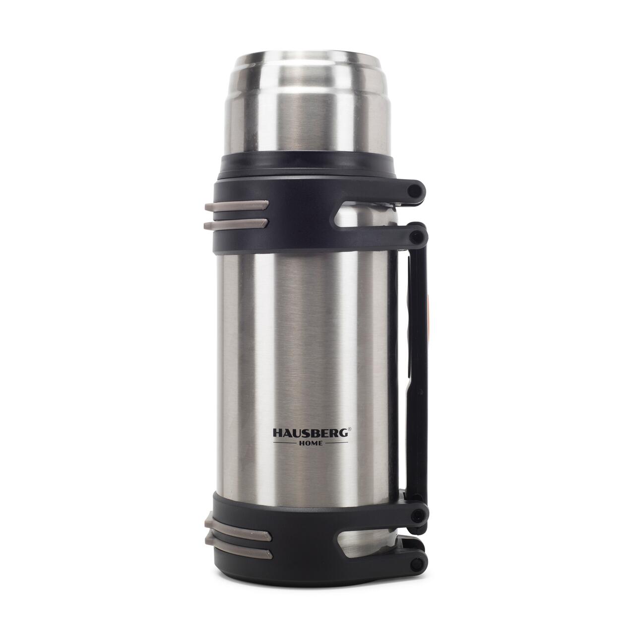 Termos Hausberg HB-H1456, capacitate 2l, material inox