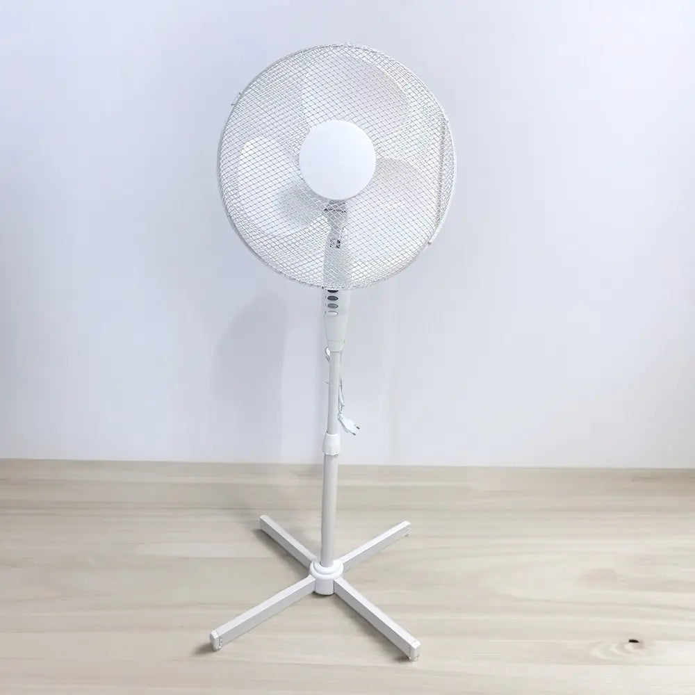 Ventilator cu picior VEN-2, 50W, 40 inch, 3 viteze, inaltime reglabila, alb