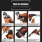 Adaptor pentru bormasina de taiat tabla si materiale fieroase