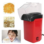 Aparat de facut popcorn cu aer cald, 1200W, fara ulei, preparare rapida si sanatoasa, design compact