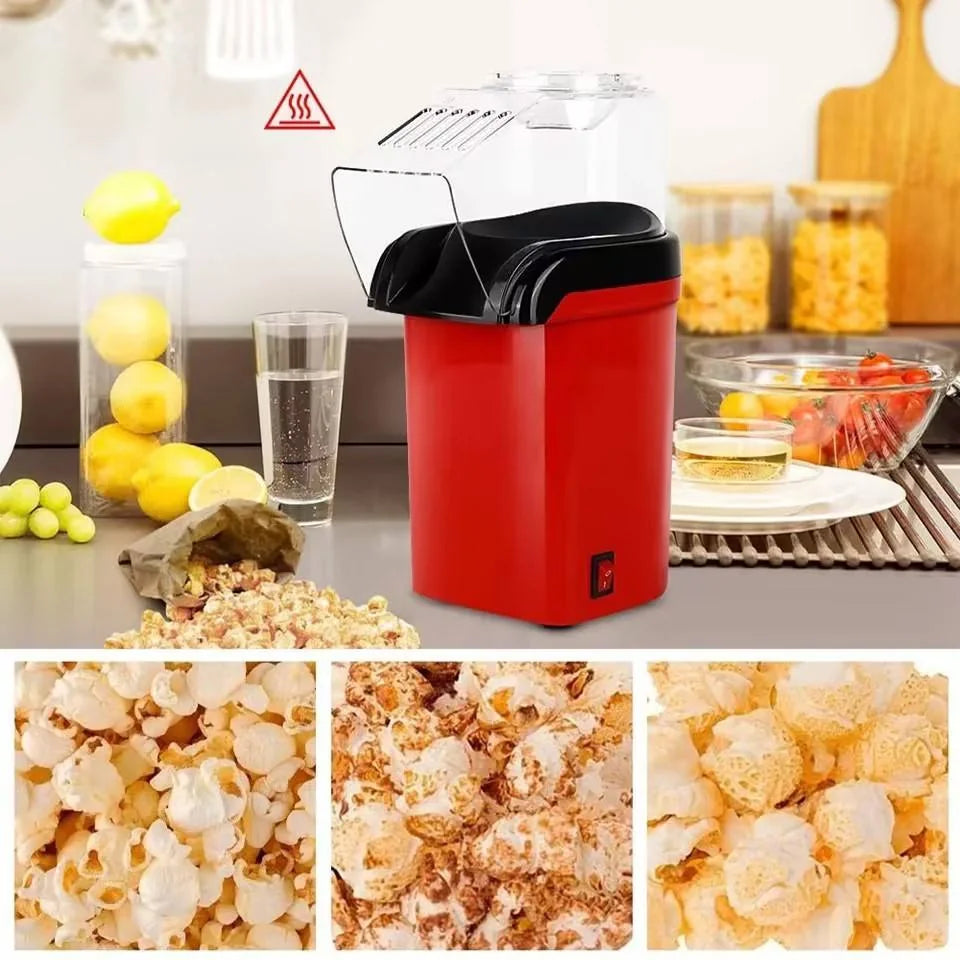 Aparat Floricele Aer Cald 1200W – Popcorn Fără Ulei, Gata în 2 Minute Imagine secundară a produsului