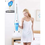 Aspirator 2 in 1, portabil, putere 600W, cu accesorii, filtru, control pe maner, indicator recipient colector plin, compartiment scame detasabil, alb