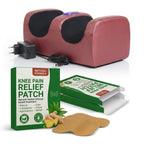 Pachet Aparat Masaj Picioare Shiatsu + Plasturi Termici Autoadezivi Genunchi