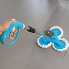 Mop cu Pulverizator și 3 Capete Rotative – Curățenie Rapidă Fără Găleată
