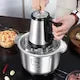 Tocator Electric Universal Luxify - Bol 5L Inox, Putere 1000W, 4 Lame, Carne si Legume