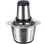 Tocator Electric AriDam Profesional, Bol Inox 3L, 4 Lame Otel, Design Compact Negru/Argintiu