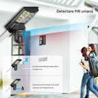 Cameră Supraveghere Solară 4G SIM 4MP | PTZ 355°, Panou Solar 24W, Baterie 18000mAh