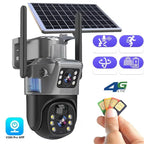 Camera dubla gri 4G SOLAR baterie 12 mii
