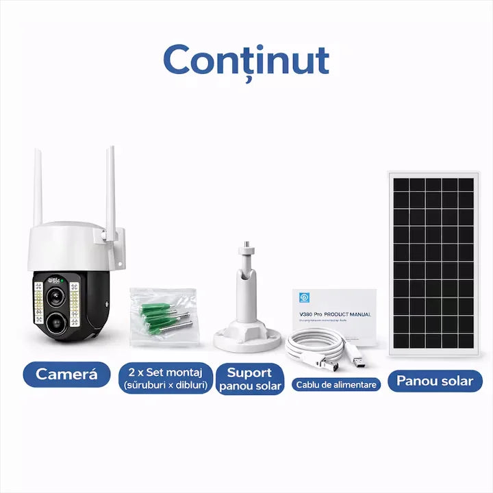 camera solara cu 4G