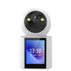 Camera de supraveghere inteligenta, ecran de 2, 8 inchi, 4MP, rotatie 360 grade, monitor pentru bebelusi, wireless, vedere pe timp de noapte color
