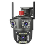 Camera de supraveghere tripla 4G, ultra  HD 5X zoom, rotire, leduri