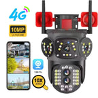 Camera tripla cu 2 Alarme, 4G