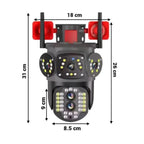 Camera tripla cu 2 Alarme, WI-FI