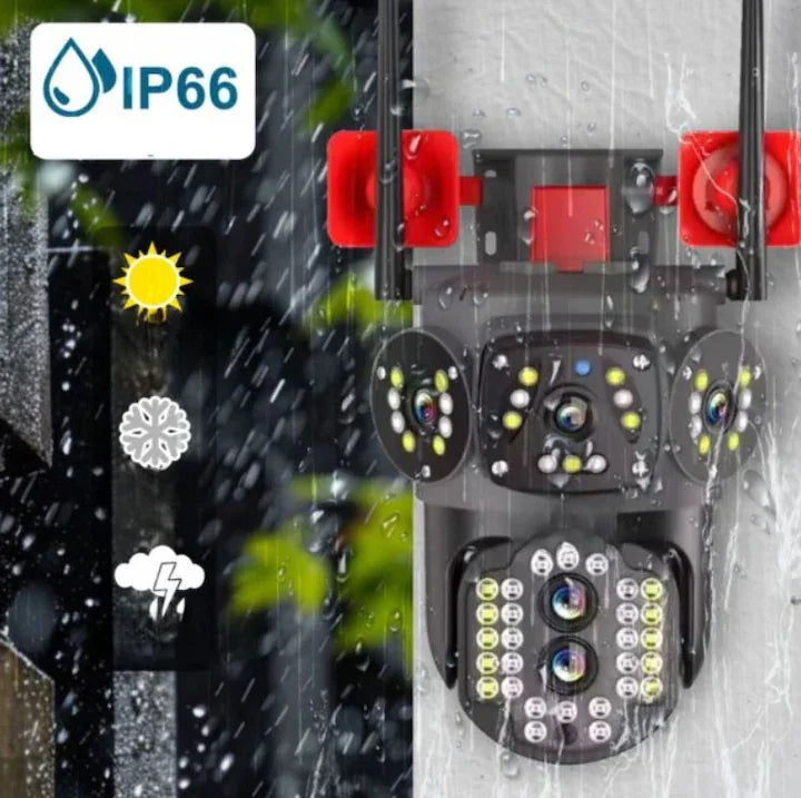 Camera tripla cu 2 Alarme, 4G