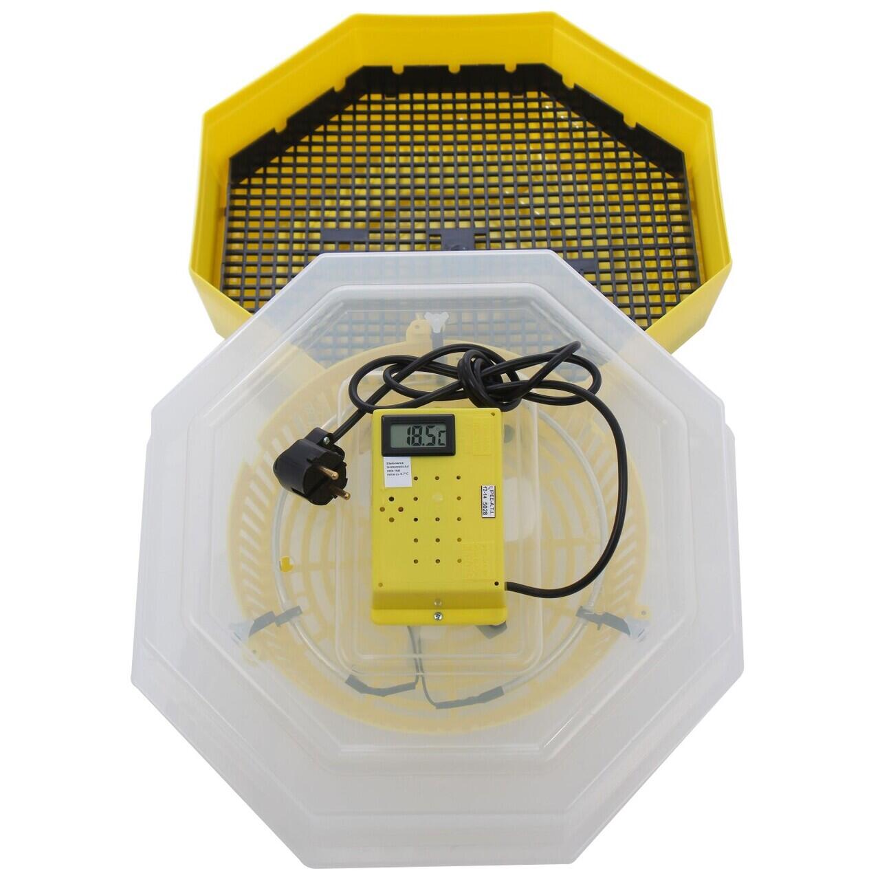 Incubator electric oua (clocitoare) cu termometru Cleo 5T, 230 V, 60 oua capacitate, 38°C temperatura incubare