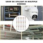 Set 50 x Cui Fixare, Autopropulsare, Pentru Pistol Manual, Model CIuperca, 7.2 mm, Alb/Argintiu