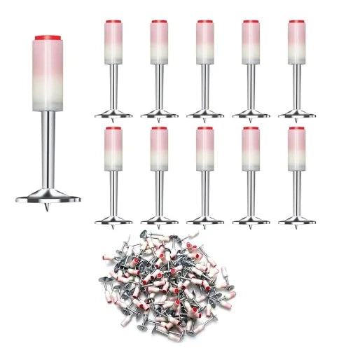 Set 50 x Cui Fixare, Autopropulsare, Pentru Pistol Manual, Model CIuperca, 7.2 mm, Alb/Argintiu