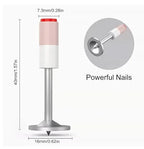 Set 50 x Cui Fixare, Autopropulsare, Pentru Pistol Manual, Model CIuperca, 7.2 mm, Alb/Argintiu