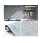 Folie autocolanta Marmura GRI autoadeziva pentru mobilier si bucatarie 60X300cm