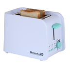 Prajitor de paine Hausberg HB-195BL, 750 W, 2 felii, functie decongelare, functie reincalzire, 6 trepte putere, Alb/Bleu