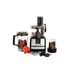Robot de bucatarie 3 in 1 HB7522NG , macinare, taiere, framantare si tocare, 600 W, Negru, multifunction food procesor