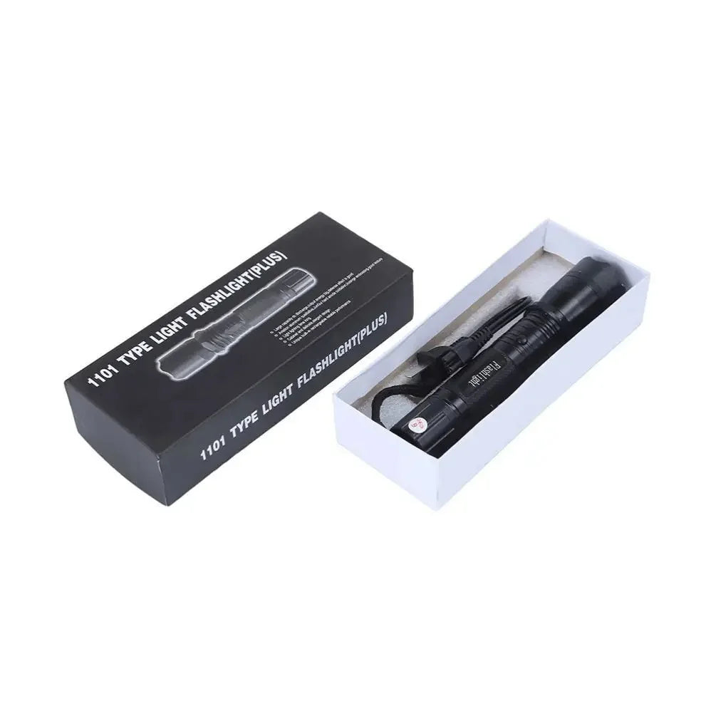Lanterna Cu Electrosocuri Si Laser, Cu 3 Functii, Buton De Siguranta Si Acumulator Inclus, Negru