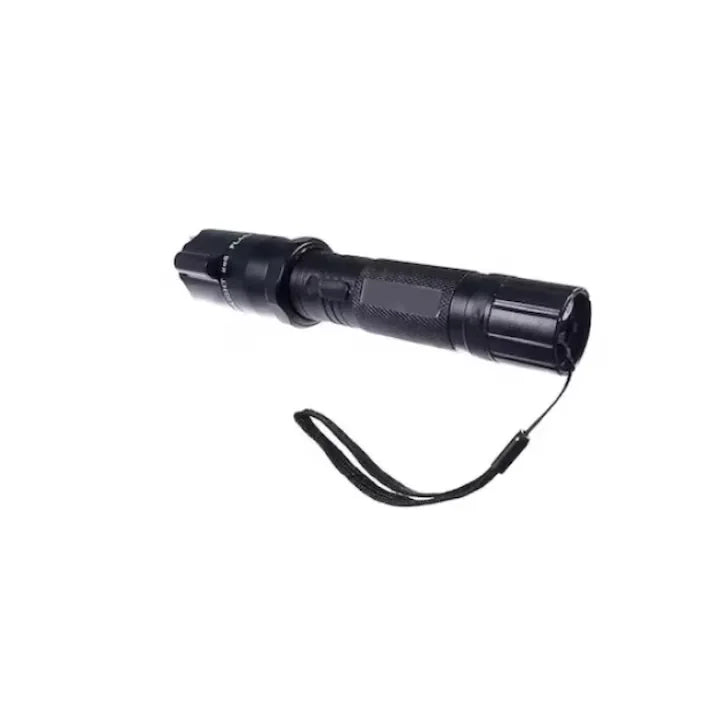 Lanterna Cu Electrosocuri Si Laser, Cu 3 Functii, Buton De Siguranta Si Acumulator Inclus, Negru