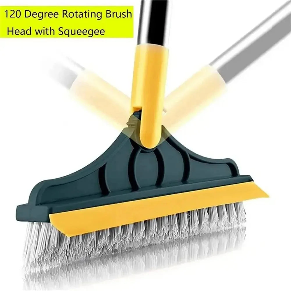 Mătură 2 în 1 cu Racletă Inox – Perie Profesională Podea, Cap Rotativ 360° Imagine secundară a produsului