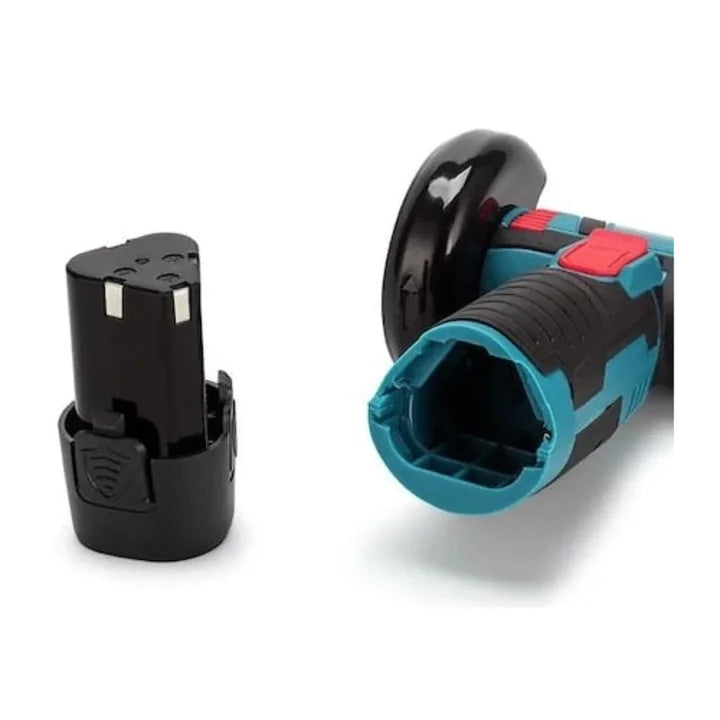 Mini Polizor 48V 2Ah,  2 Acumulatori, 5 Discuri