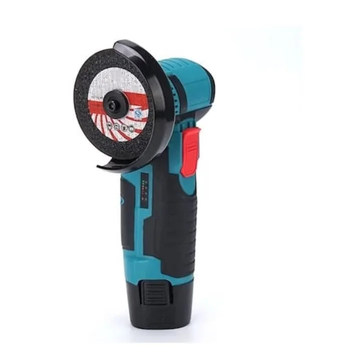 Mini Polizor 48V 2Ah,  2 Acumulatori, 5 Discuri