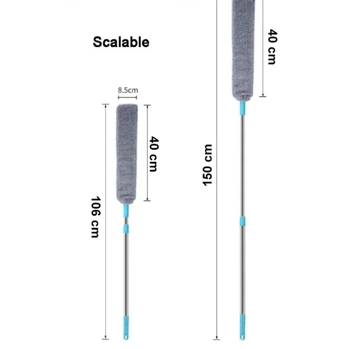 Perie de curatare, Telescopica, Plata, Piesa de curatare flexibila