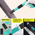 it Pistol Manual SIKS Pentru Fixarea Cuielor Pe Perete / Nituri, Lungime 30 cm, Calibru 7.3 cm, Pneumatic, Accesorii, Ochelari De Protectie, Cutie Transport, Albastru