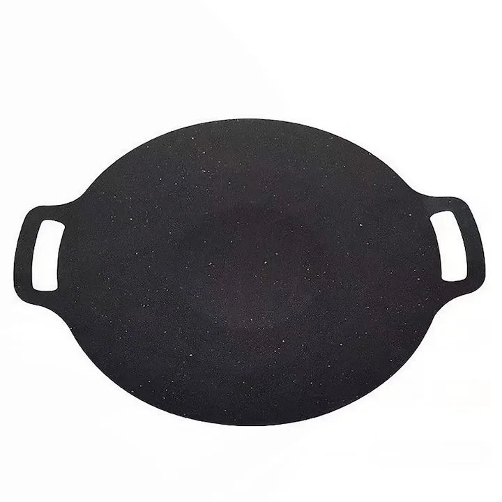 Plita Japoneza, invelis antiaderent, pluristratificata, materiale rezistente, spatioasa, diametru 36 cm, negru