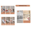 Set de recipiente pentru condimente, 6 bucati, suport metalic, prindere magnetica, practice, aspect premium, design minimalist