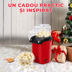 Aparat Floricele Aer Cald 1200W – Popcorn Fără Ulei, Gata în 2 Minute