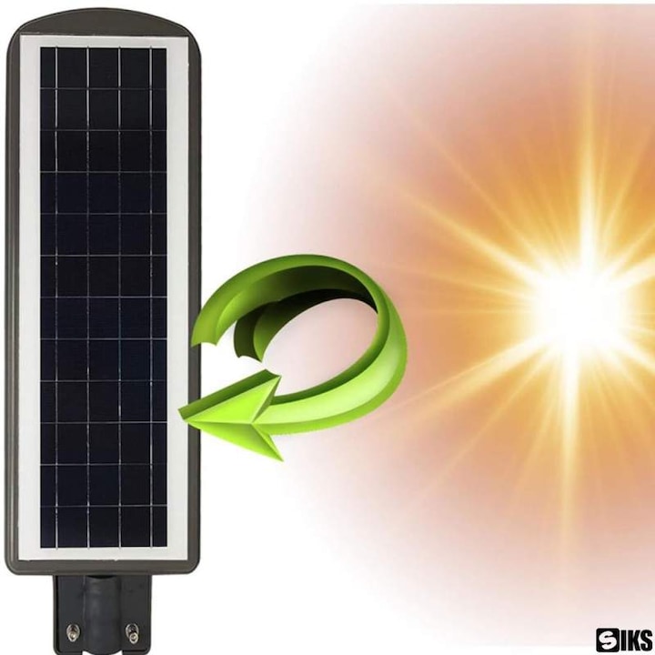 Lampă Solară Stradală 200W – 240 LED, Senzor Mișcare, IP65, Telecomandă