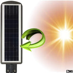 Lampă Solară Stradală 200W – 240 LED, Senzor Mișcare, IP65, Telecomandă