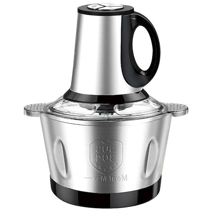 Blender Tocător Electric Profesional 1000W Bol Inox 5L Carne și Legume
