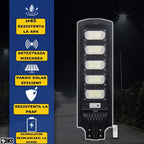 Lampă Solară Stradală 200W – 240 LED, Senzor Mișcare, IP65, Telecomandă