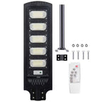 Lampă Solară Stradală 200W – 240 LED, Senzor Mișcare, IP65, Telecomandă